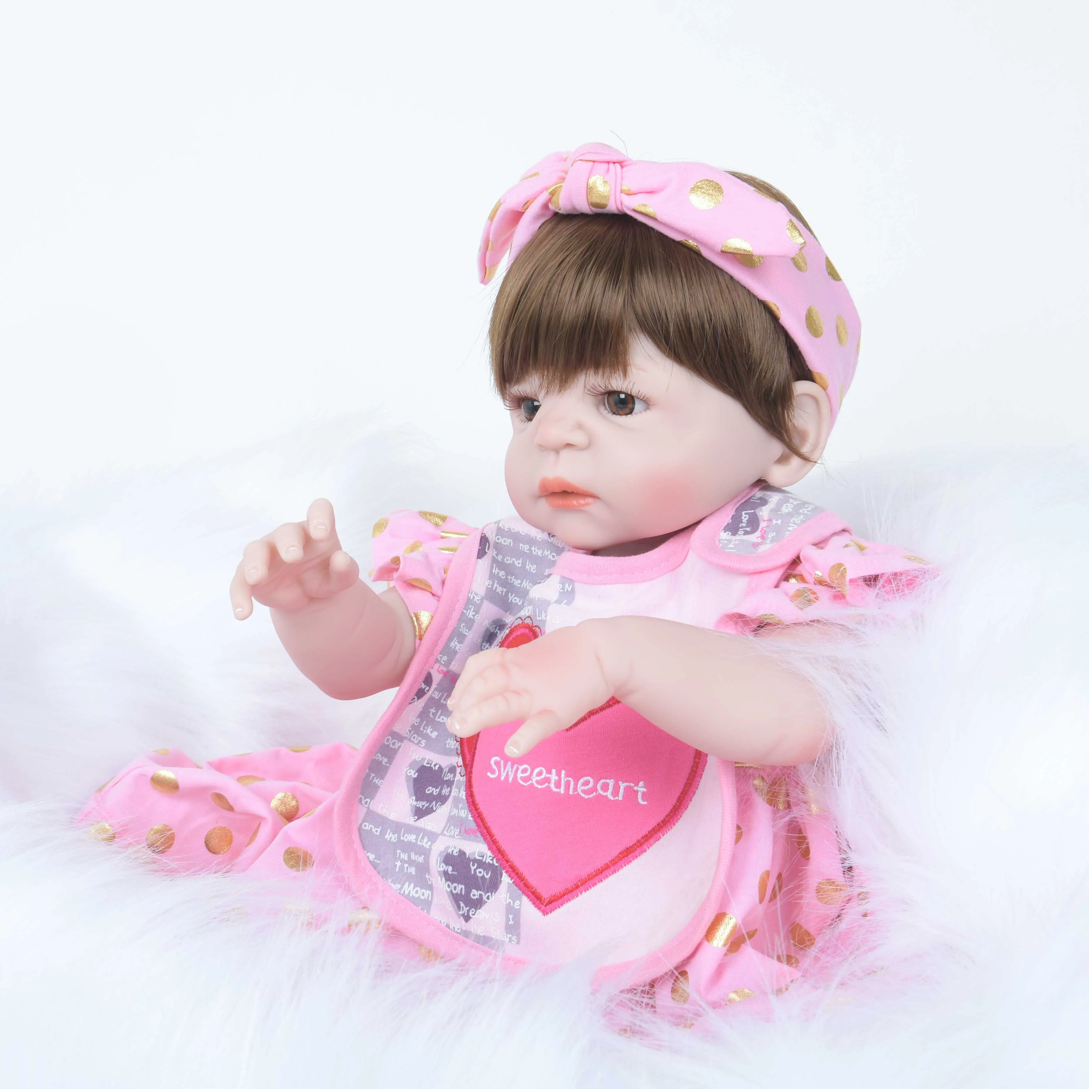 22 &quot55 см полностью виниловый мягкий силиконовый Bebe Reborn Baby Doll игрушки для детей