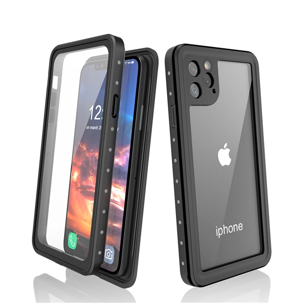 Для спорта на открытом воздухе IP68 Водонепроницаемый чехол для iPhone 11 Pro Чехол