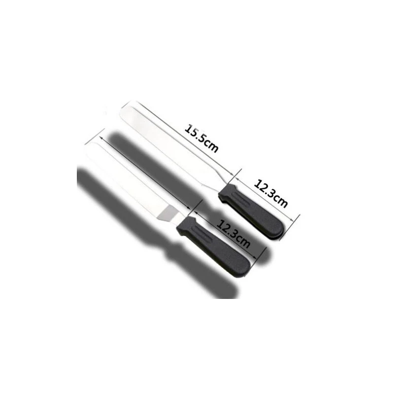 Нержавеющая сталь шпатель для торта сливочное масло глазурь нож глазури гладкий