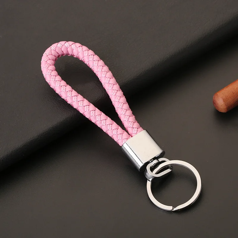 Классический крутой креативный плетеный кожаный брелок веревочные брелоки для