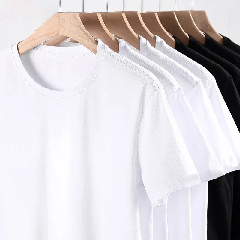 

2021 Simple Flower Creative Personality Black Short-sleeved Women's Mother And Baby Round Neck Loose T-shirt Family Look Outfit