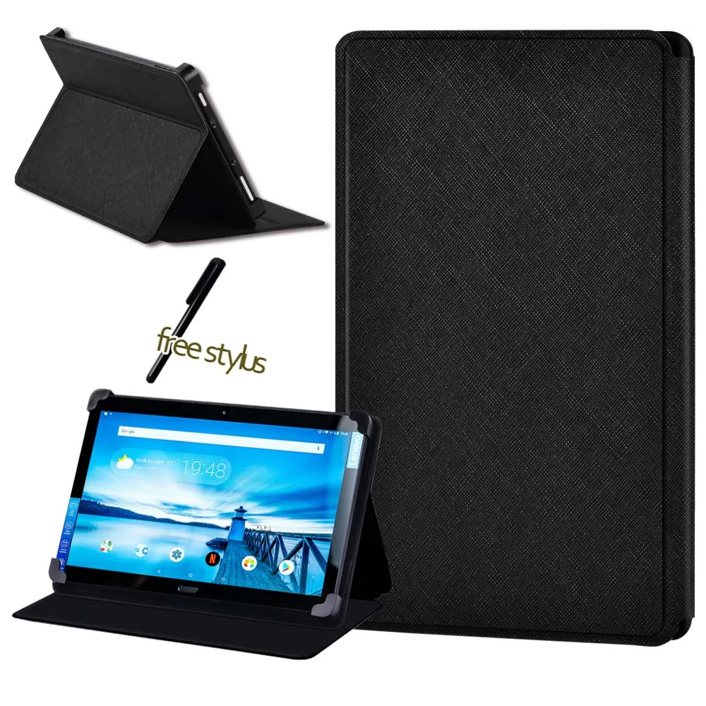 Кожаный противоударный чехол для планшета Lenovo Smart Tab P10 /P10 LTE универсальный из