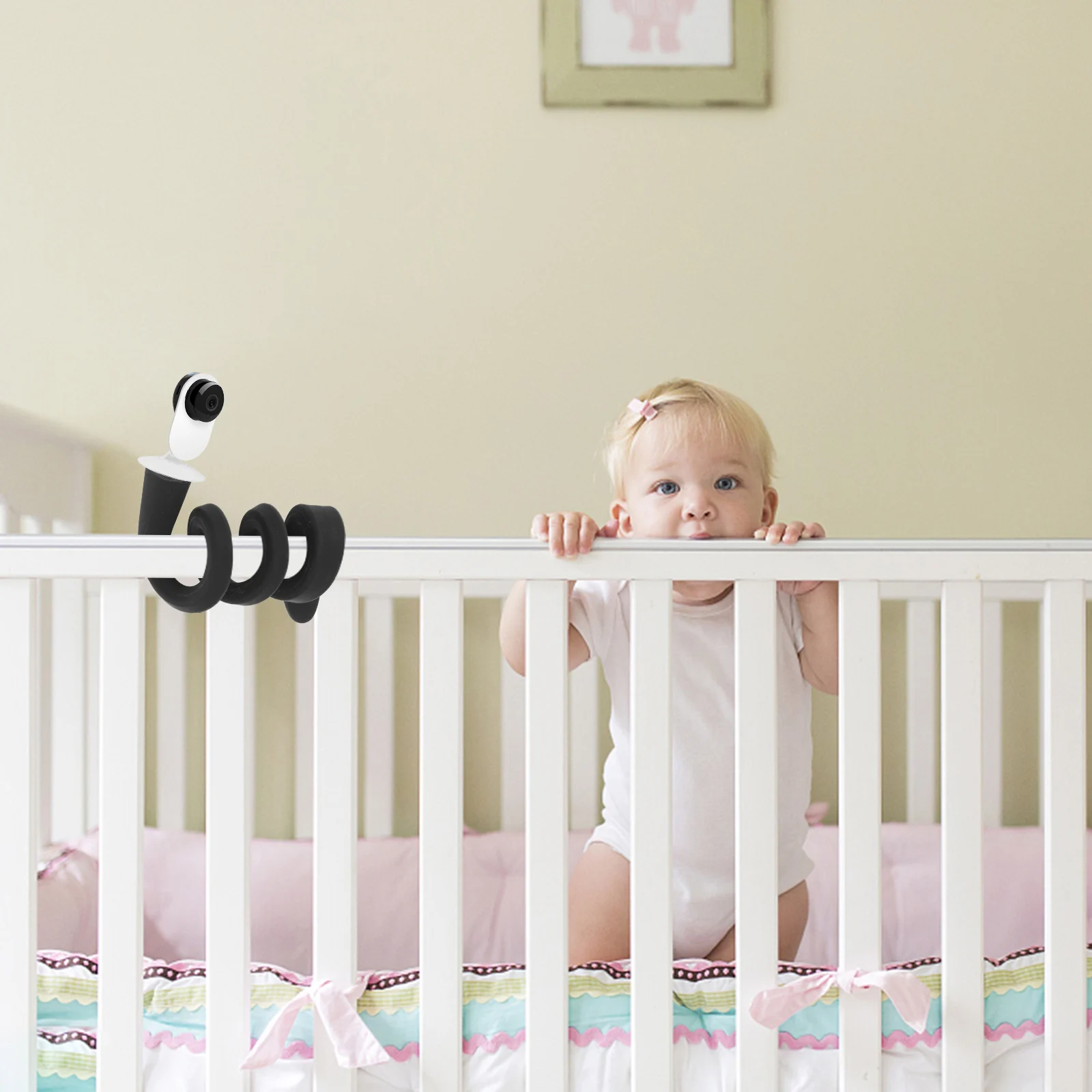 

Детская Гибкая полка для крепления камеры без сверления, Гибкая спиральная стойка для фотоаппарата с винтами 1/4