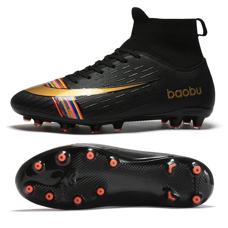 2019 Turf Indoor Men Women Soccer Shoes Kids Futsal Cleats Hard Court Training TF Football Boots Sport Sneakers Size 35-45 | Спорт и