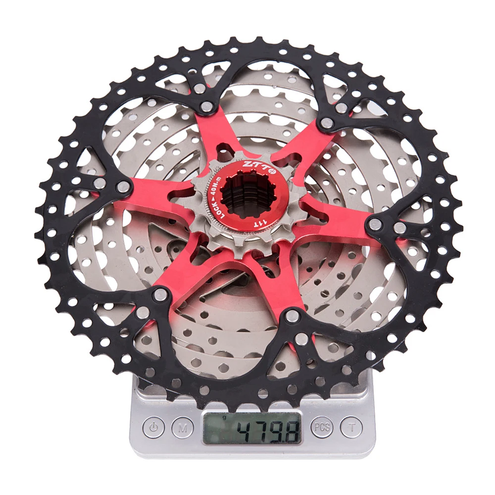 ZTTO MTB 9 скоростей 11 46T кассета с вешалкой удлинительная Звездочка 9v k7 широкое