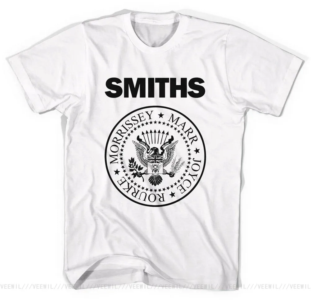 The Smiths Morrissey Crest Logo Unisex T-Shirt All Sizes Cotton Teenage Pop Top Tee Shirt