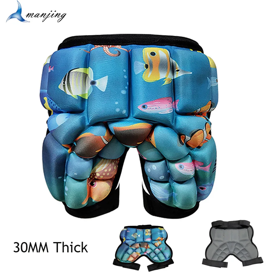 30 мм толщиной детская набедренная подушка для езды на велосипеде MTB Мотокросс