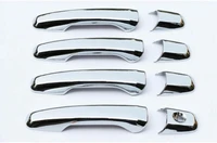 for ford explorer 2011 2018 2019 abs chrome side door handle cover trim 8pcs car modification auto parts