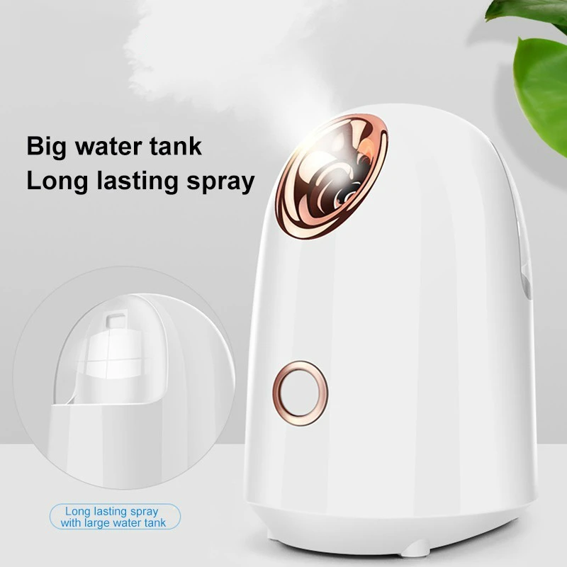 

Face Moisturizing Warm Nano Ionic Facial Steamer Hot Mist Sparyer Sauna Steamer SPA Humidifier Vegetable Skin Deep Hydrating