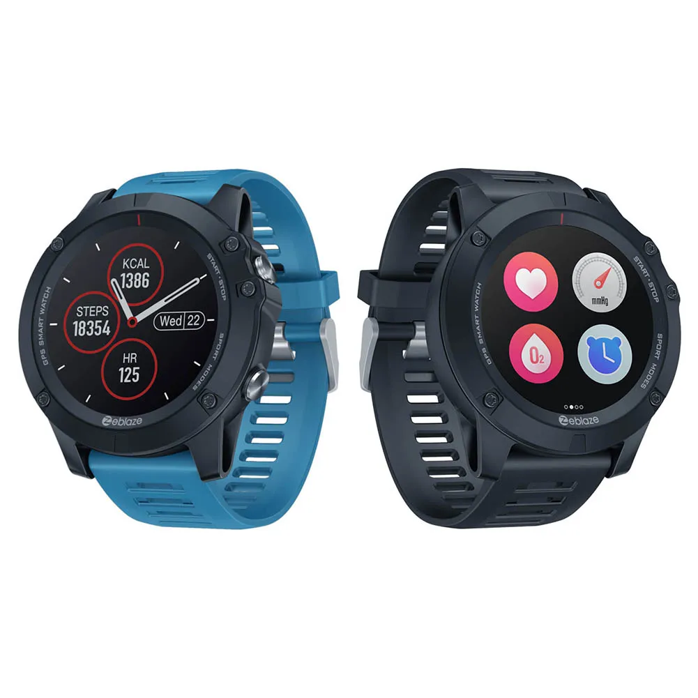Zeblaze VIBE 3GPS пульсометр IP67 Водонепроницаемый Спортивный Bluetooth 4 0 Смарт часы GPS/GLONASS