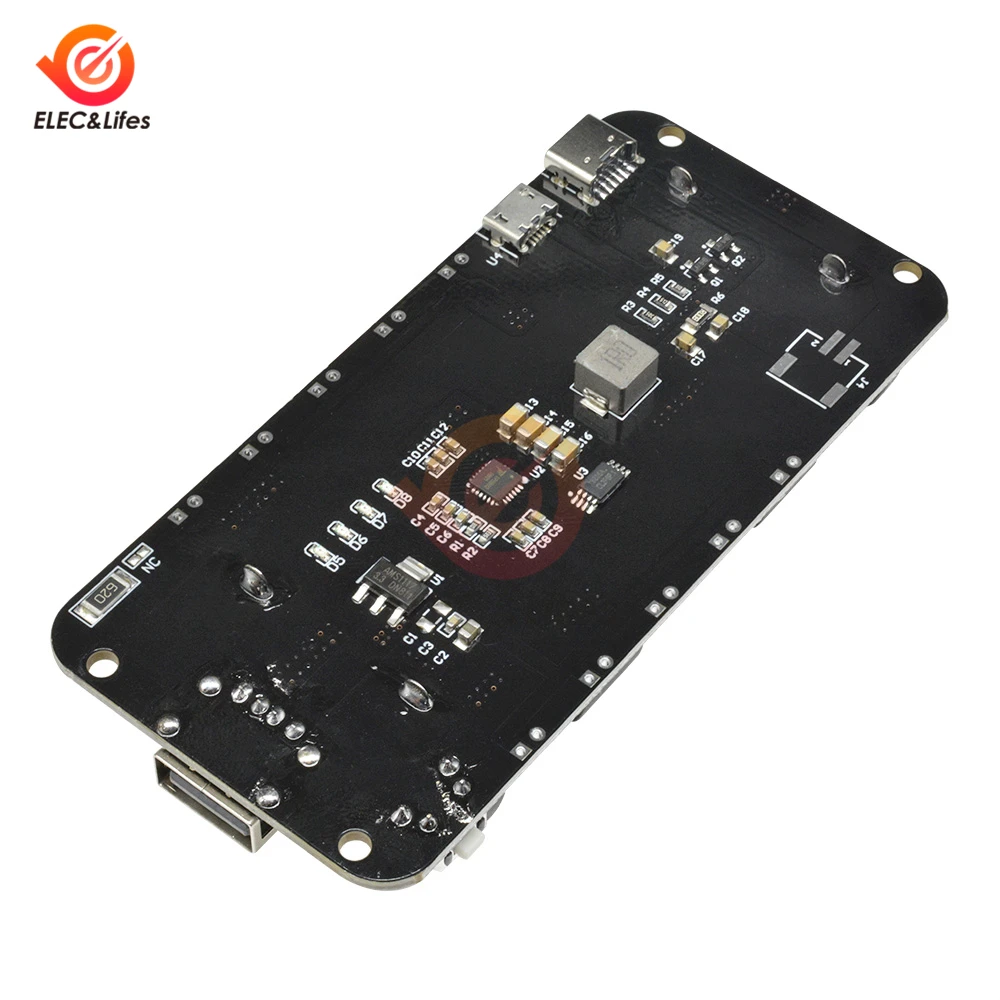 2 шт. два напряжения 5 В 2.2A/3A 3 В/1A ESP32 18650 литиевая Защита аккумулятора V8 плата модуль Плата расширения мобильного питания esp32 ESP8266