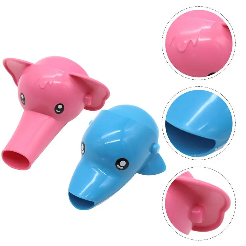 

2PCS Portable Practical Durable Cartoon Faucet Extender Children Faucet Extender for Children Facet Kids