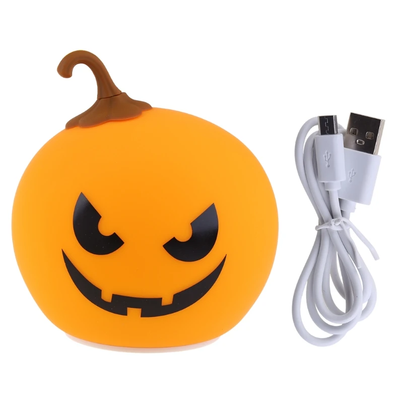 

Милый Дневной светильник с сенсорным управлением, USB Перезаряжаемый Настольный светодиодный силиконовый светильник для детей, Домашний Де...
