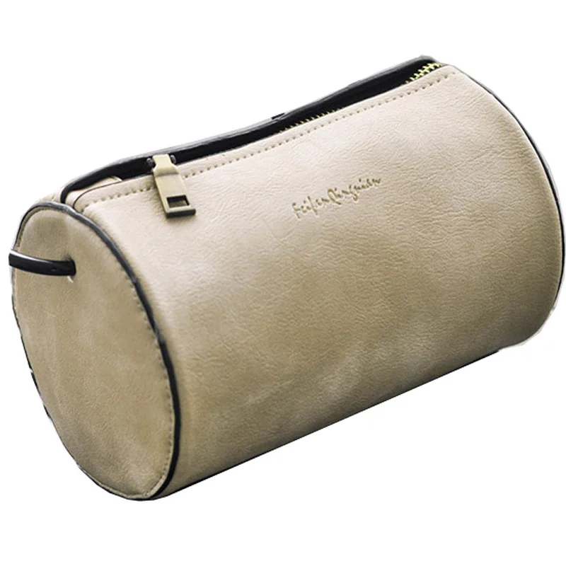 

Small bag girl student cylinder bucket bag cute cylinder bag round bag Single Shoulder Messenger Bag