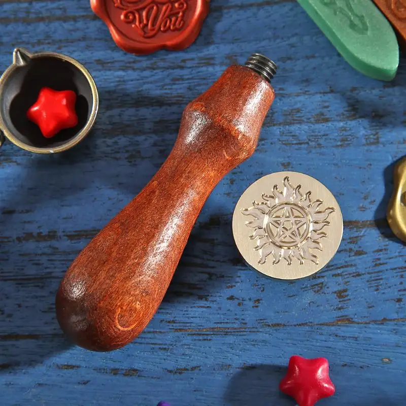 Paint Wax Seal Stamp for Birthday Card Stamps Fashionable Roses Retro DIY Envelopes Crown Tree Wedding Accessories | Дом и сад