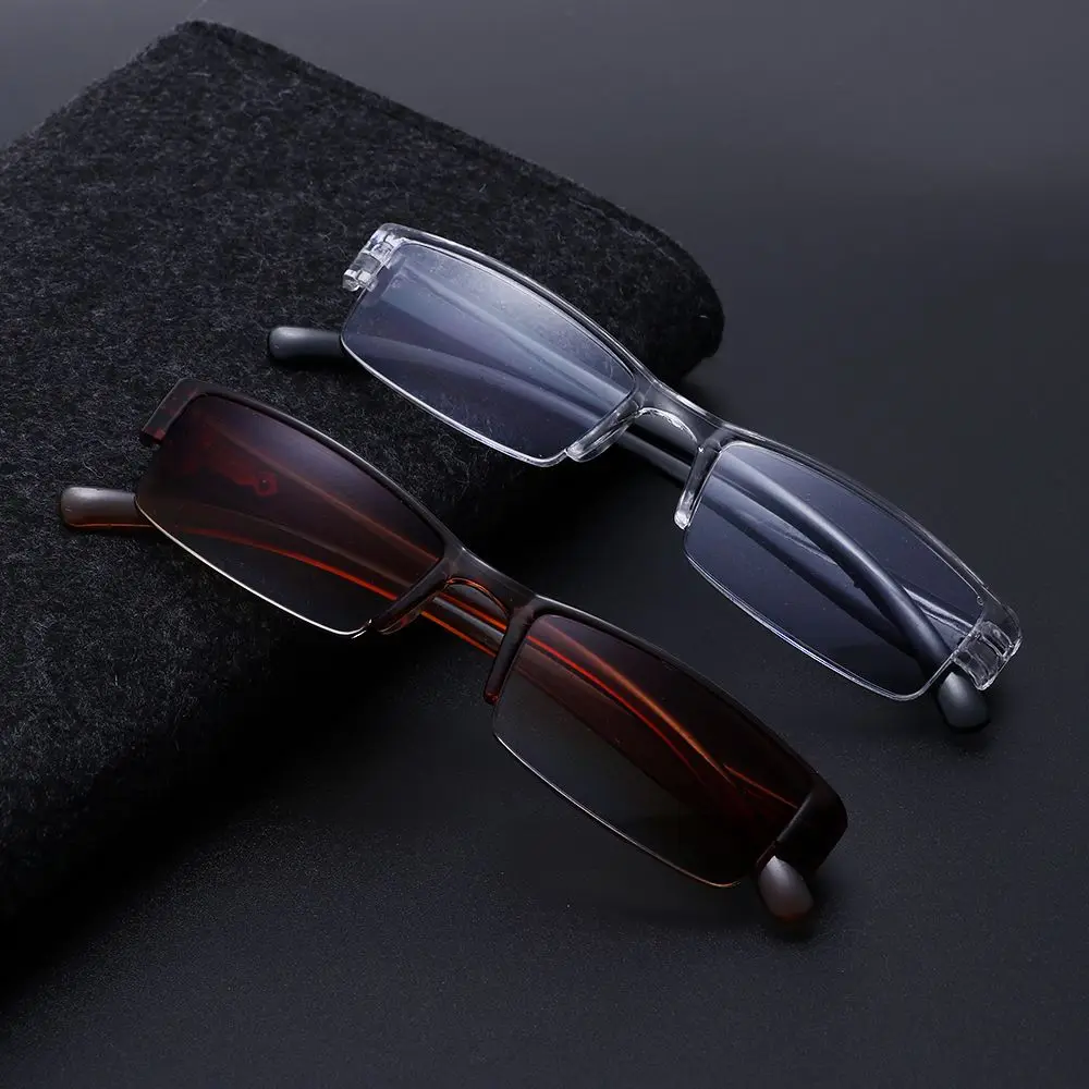 

Fashion Korean Clear Lens Ultra-light Reading Glasses Readers Eyewear Half Frame Presbyopic Glasses