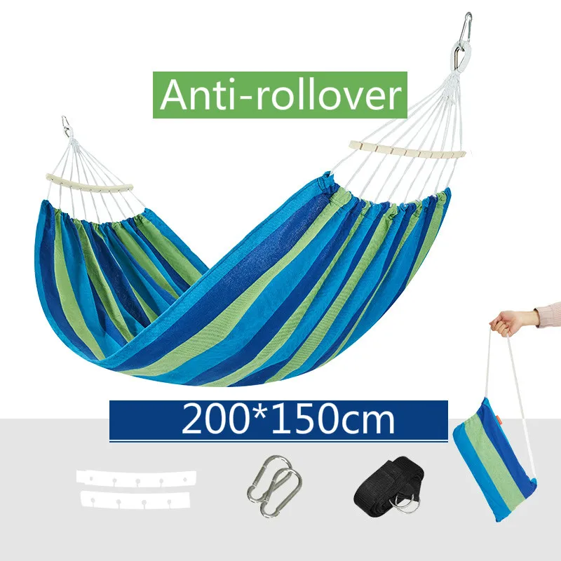 Harga Tempat Tidur Gantung Portabel Olahraga Taman Rumah Tempat Tidur Gantung Anti-rollover Tempat Tidur Gantung Perjalanan Luar Ruangan Berkemah Kursi Ayunan Kanvas Tempat Tidur Gantung Merah