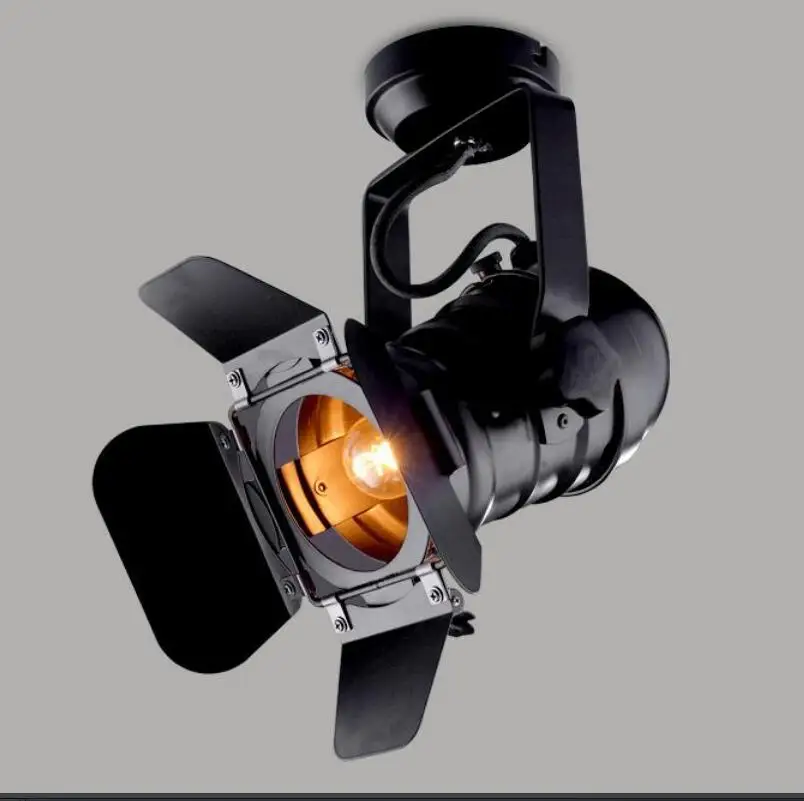 Регулируемый 4 листный винтажный E27 промышленный настенный светильник в стиле