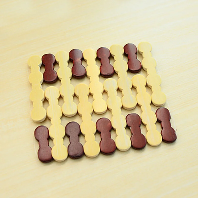 1 шт. 3 шт./компл. бамбуковые коврики прокладки салфетки изоляционные против