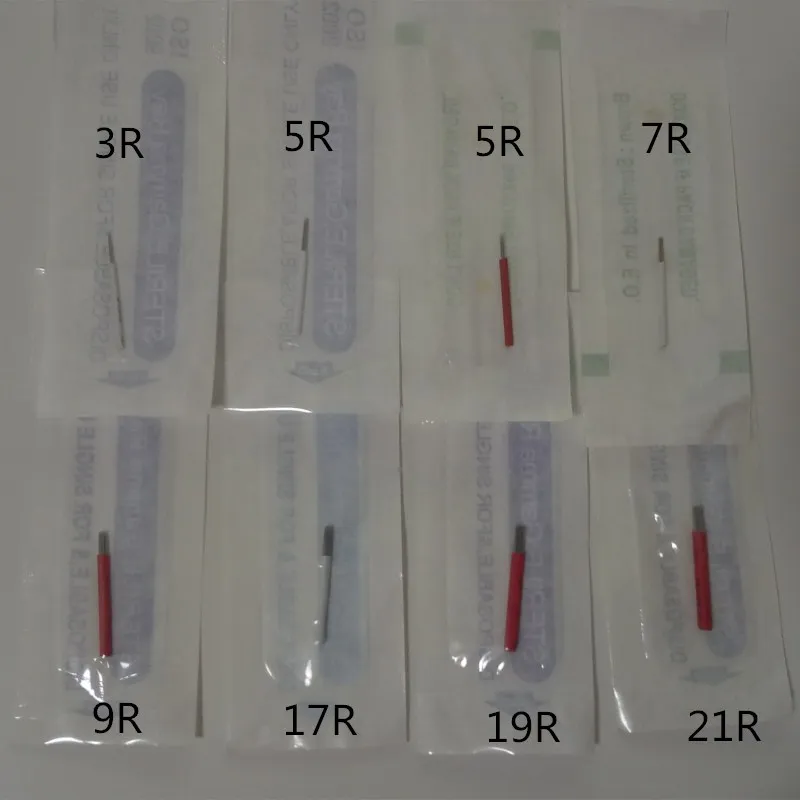 Тату-ручка 3R 5R 7R 9R 17R 19R 21R 50 шт. полуперманентный макияж игла для татуажа туманная