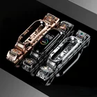 Металлический Алмазный ремешок для Xiaomi Mi band 6 5, роскошный сменный смарт-браслет из нержавеющей стали, браслет для Xiaomi band 4 3