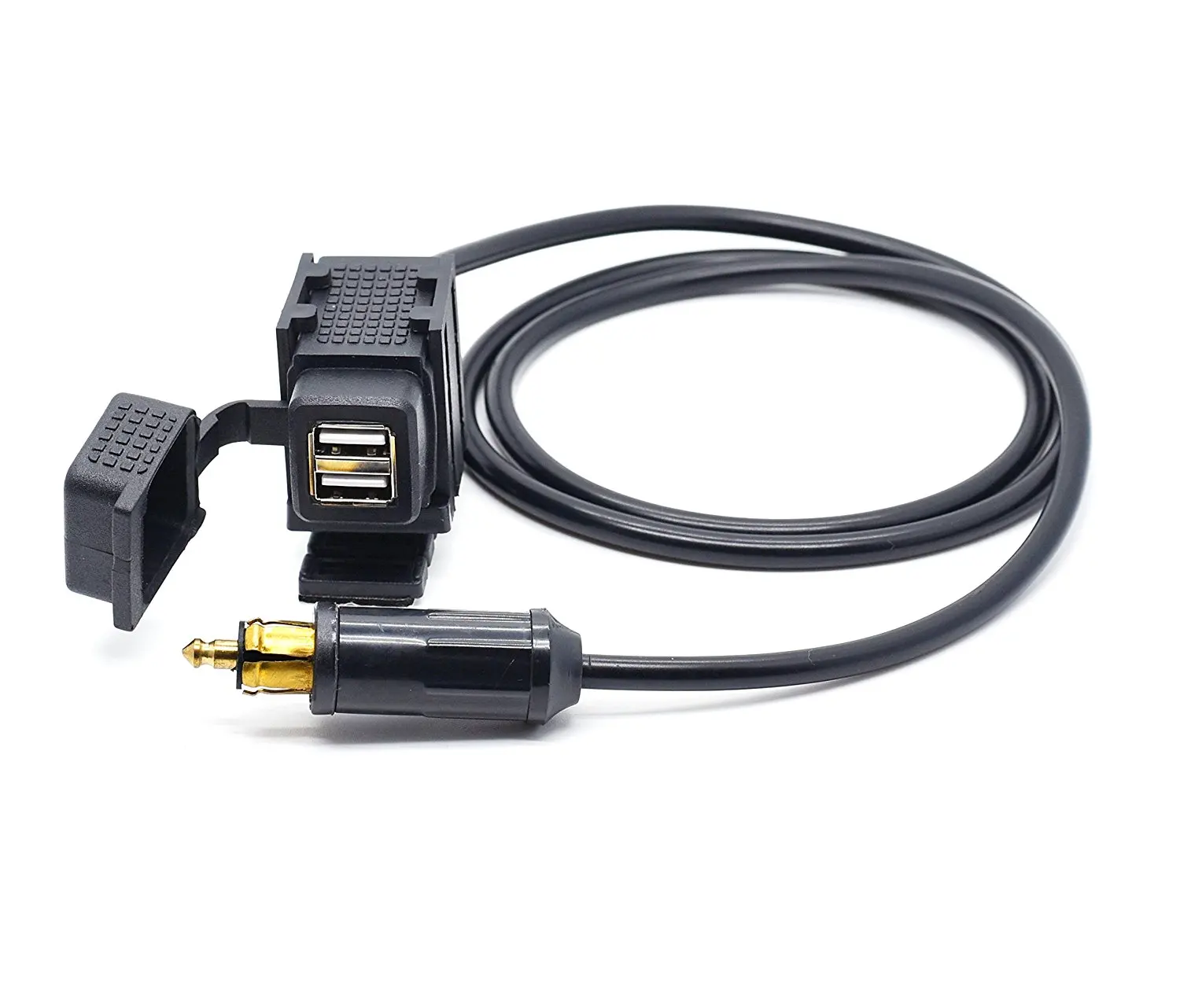 Зарядное устройство для мотоцикла 4.2A Dual USB Автомобильное зарядное розетка