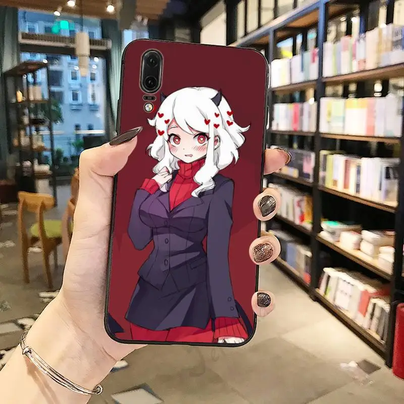 

helltaker Cute cartoon girl high quality luxury Phone Case funda For Huawei honor Mate P 10 20 30 40 Pro 10i 9 10 20 8 x Lite