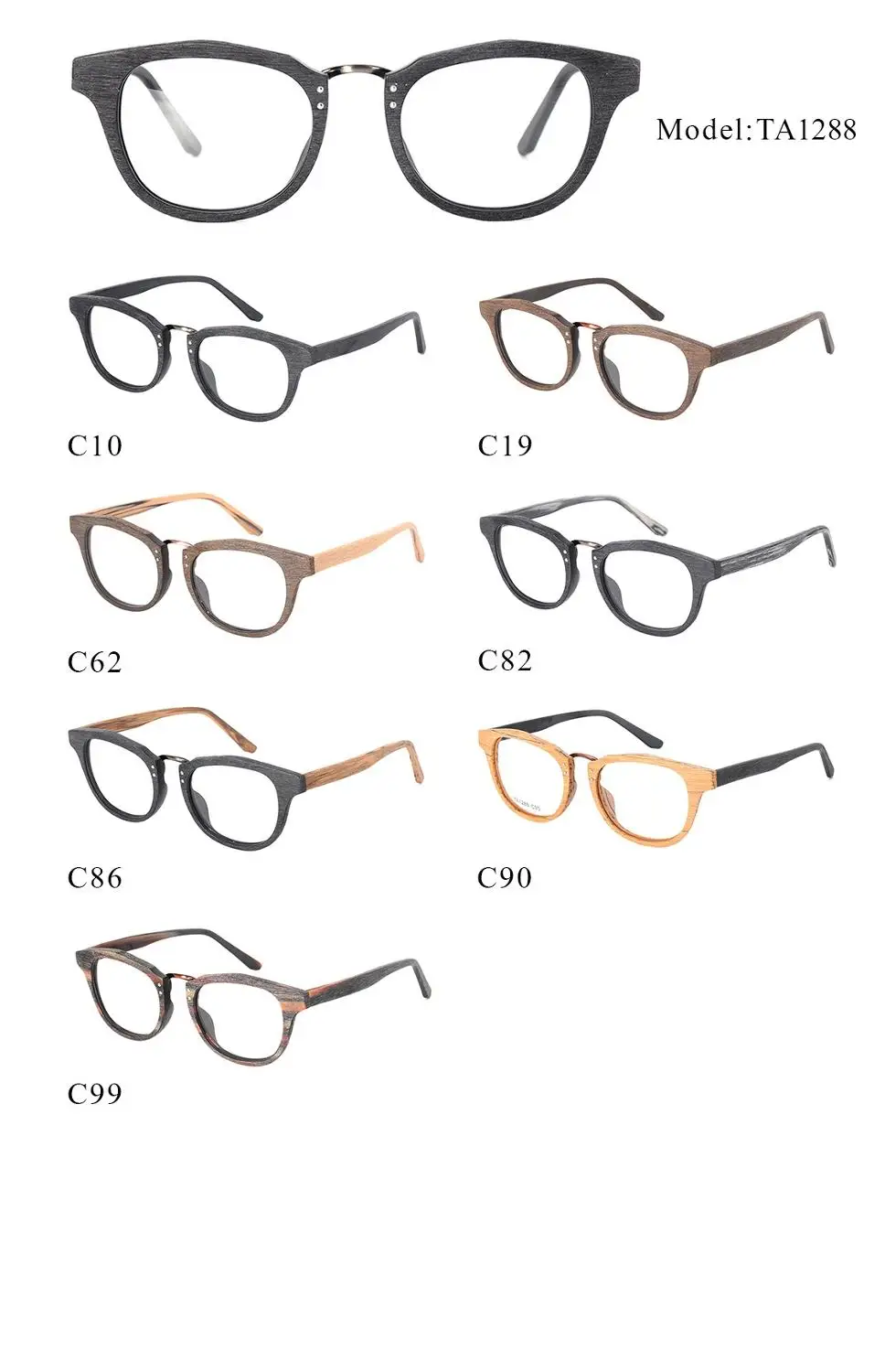 

LONSY Brand Design Acetate Eyewear Frames Optical Glasses For Women Men Oculos