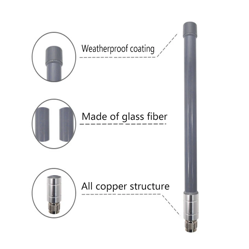 Lora system data 915 868mhz glass fiber omnidirectional antenna Internet of things acquisition high gain waterproof antenna