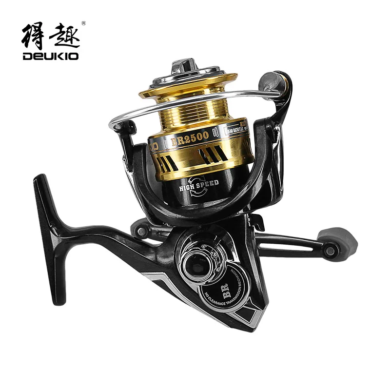 

DEFUN BR Series Double Rocker Metal Wire Cup High-speed Biluya Black Micro Spinning Wheel Squid Fishing Reel