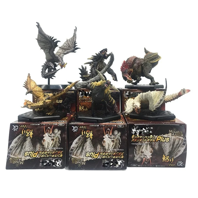 

Anime Monster Hunter World ICEBORNE DLC Plus Ver PVC Action Figure Dragon Decoration Toy Model Collection Christmas Gifts