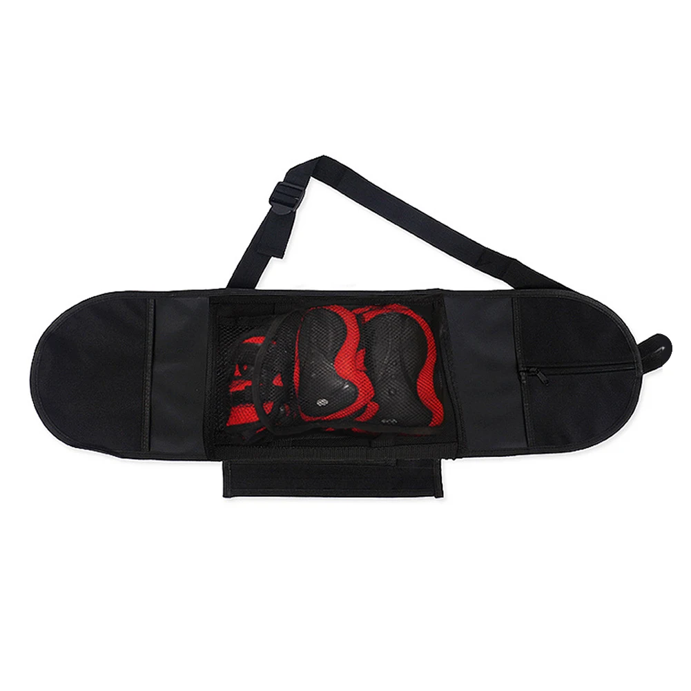 

Спортивный рюкзак для скейтборда, практичная сумка через плечо для скейтборда, сетчатый мешок с регулируемым ремешком, сумка для переноски ...