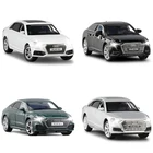 Модель автомобиля AUDI A4 A6 A7 A8, литая Игрушечная модель автомобиля, звуки и огни, хобби для коллекции, подарок на день рождения для детей, 1:32