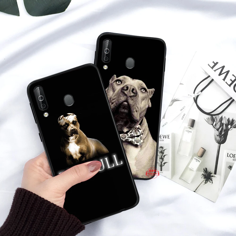 Мини бульдог Питбулей силиконовый чехол для samsung A3 A5 A10S A30S A50S A6 плюс 2018 A7 A8 A9 A10 A30 A40