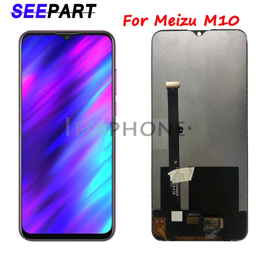 

ЖК-дисплей 6,5 дюйма для Meizu M10, сенсорный экран, дигитайзер, запасные части, ЖК-дисплей для Meizu M10