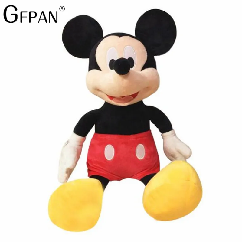 Mickey Низкая цена, 1 шт., 30 см, лидер продаж, милые мягкие плюшевые игрушки с Микки Маусом и Минни Маус, высокое качество, подарки, Классическая Игрушка для девочек - Цвет: Mickey