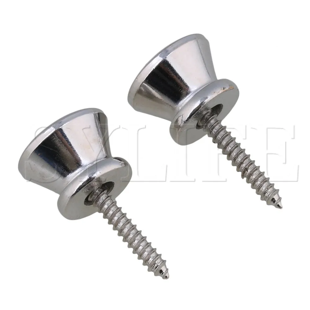 2 шт. замки из цинкового сплава для гитарных басов и серебра|Детали аксессуары