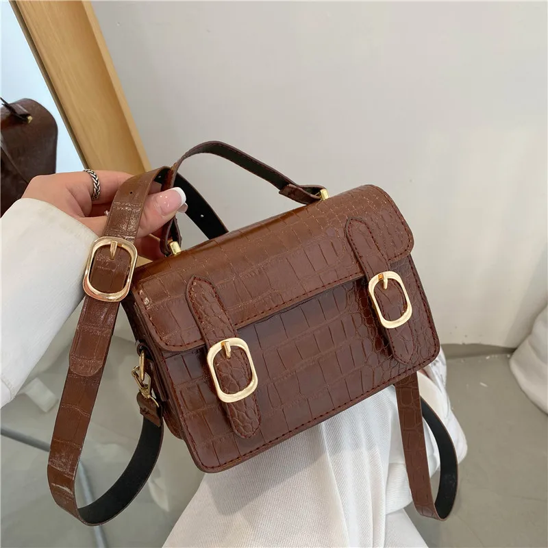 

Women's Retro Bags Are Popular New Fashion Single Shoulder Messenger Bags Are Popular Season Simple Handbag women's leather