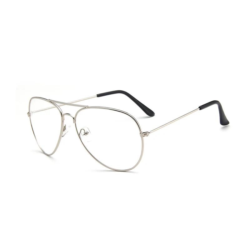 Солнцезащитные очки в металлической оправе круглые винтажные прозрачные