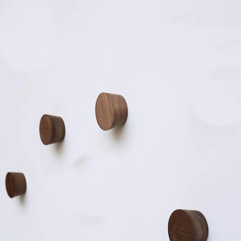 3 настенных крючка пальто настенное деревянное крепление одежда шляпа полотенце