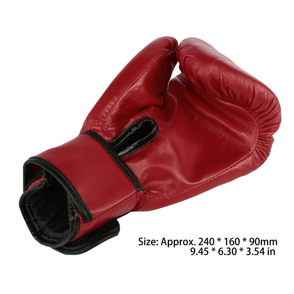 

Red & Black Adult Boxing Gloves Professional Sandbag Liner Gloves Kickboxing Gloves Pugilism Men Women Training Fighting Tool