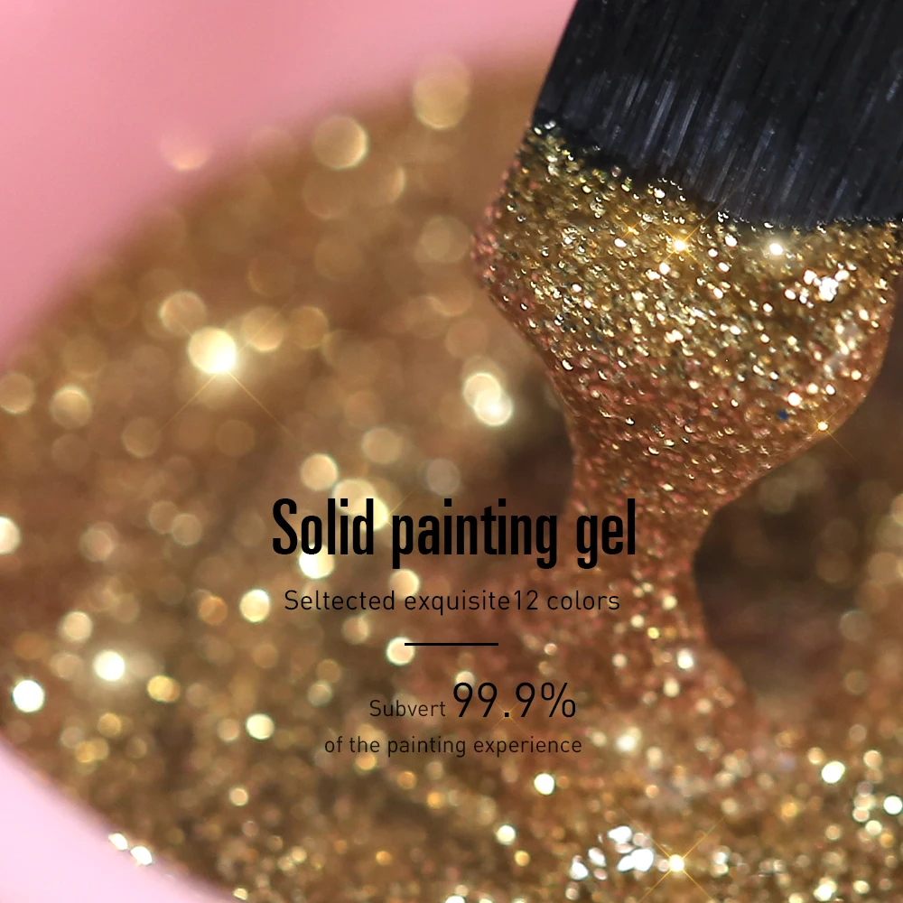 Modelones 3 шт/лот гелевая краска для ногтей набор замачивания Полупостоянный цвет Led