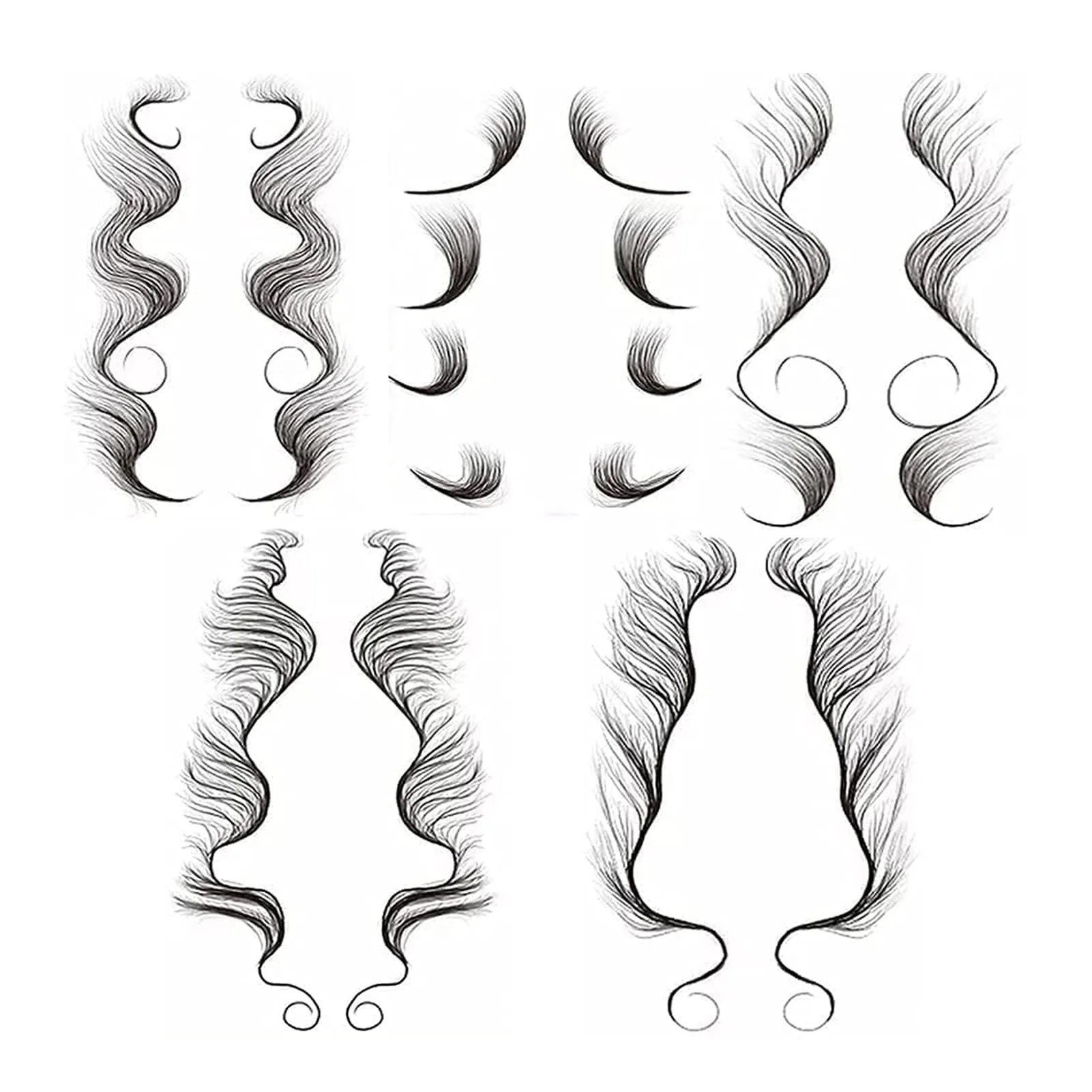 

Baby Hair Tattoo Sticker Slayed Edges Hairstyles Tattoo Edge Baby Hair Waterproof Temporary Tattoo Edges Artificial Edge Hair