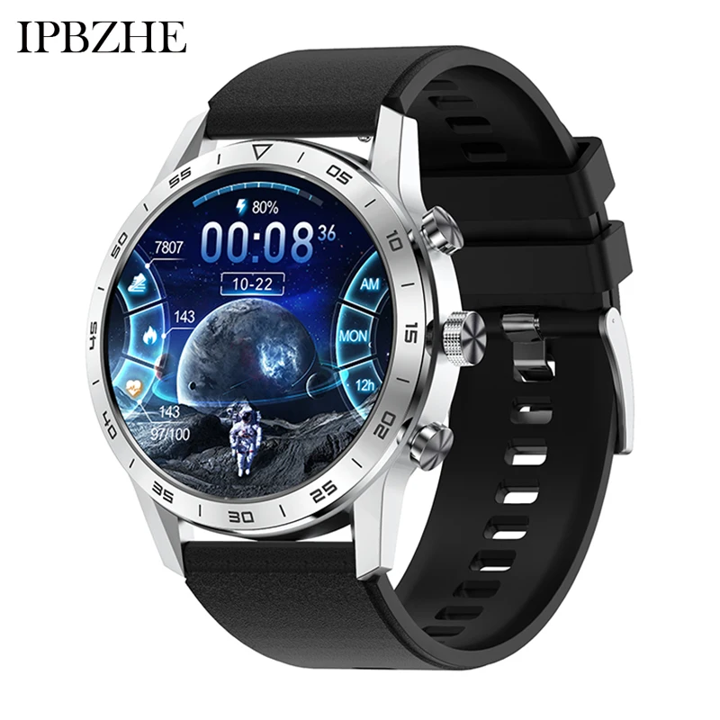 Смарт часы Ipbzhe для мужчин и женщин спортивные с поддержкой Bluetooth ЭКГ уровня