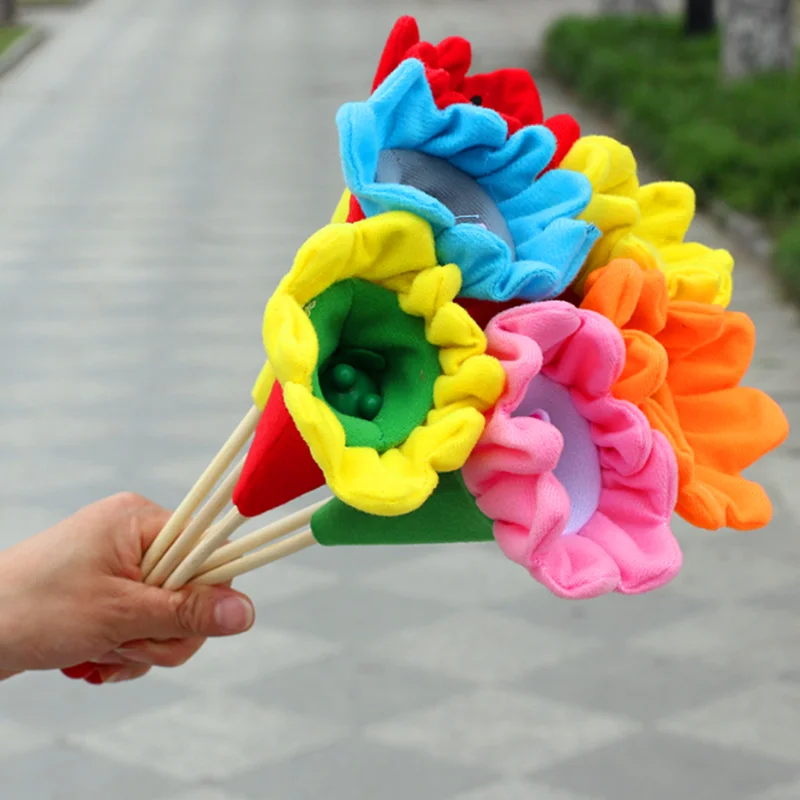 6PCs Wooden Toys Cartoon Animals Pop Up Puppets Telescopic Stick Rods Doll Kids Children Baby Funny | Игрушки и хобби