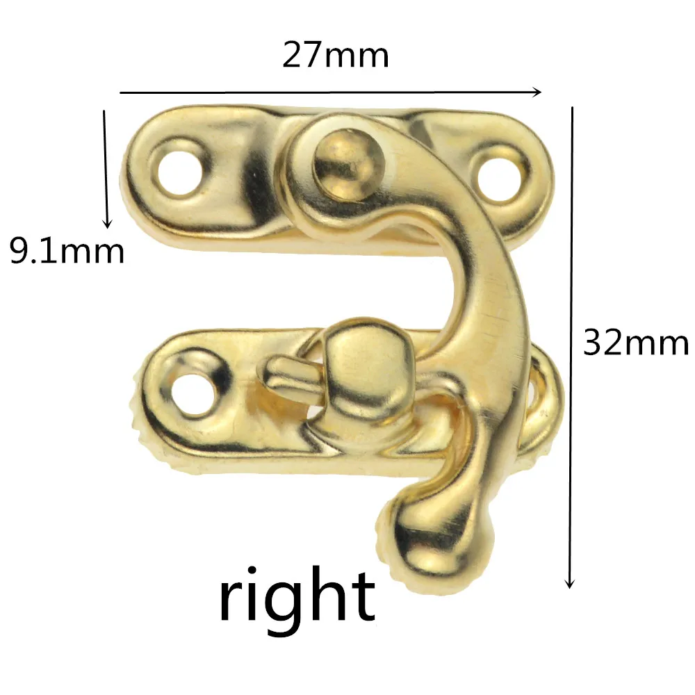 Бронзовый желтый белый три цвета 27*32 мм скрытая Пряжка упаковочная коробка