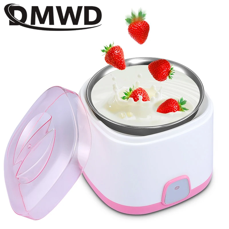 Автоматическая машина для приготовления йогурта DMWD с 3 баночками DIY инструмент