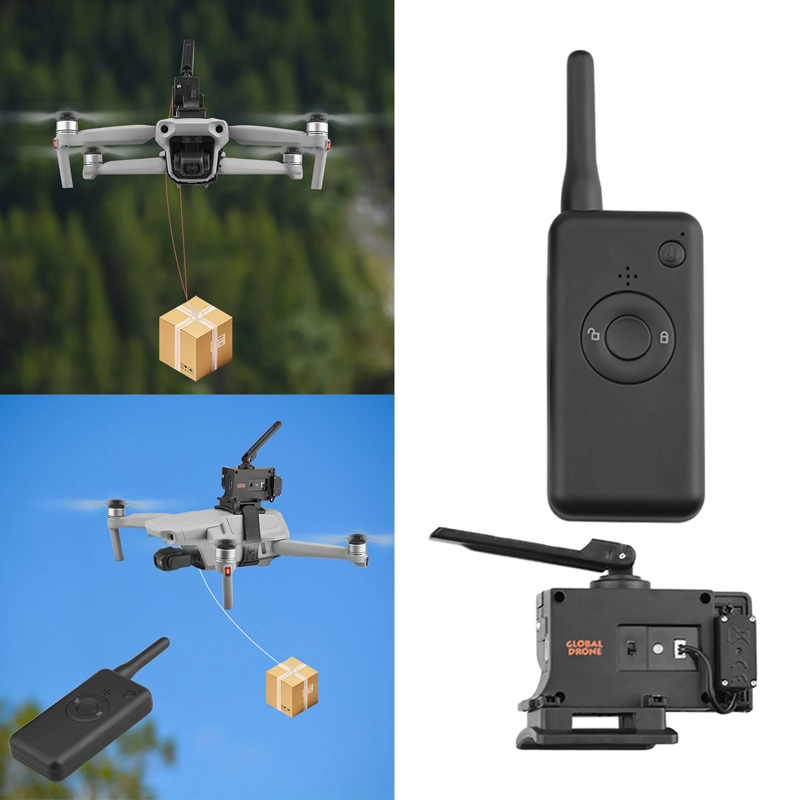 Air Drop Drone Thrower Release Device for DJI Mavic Mini 2 Phantom 3 4
