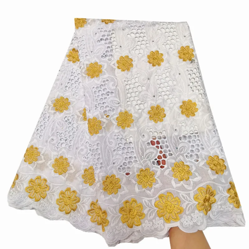 2019 Latest Swiss African Cotton Lace Fabric High Quality Voile In Switzerland With Stones For Every Dress Sews Hot!! | Дом и сад