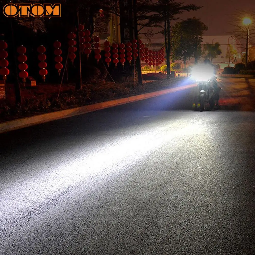 OTOM новый мотоцикл U7 светодиодный противотуманный фонарь для вождения рабочий